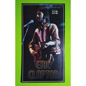 ERIC CLAPTON Vintage Rock Music Legend Poster 50 Years Old The Rocking 1970's